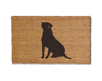 Labrador Retriever Doormat, Dog Doormat, Welcome Mat, Dog Lover, Large Doormat, Multiple Sizes, Home Decor