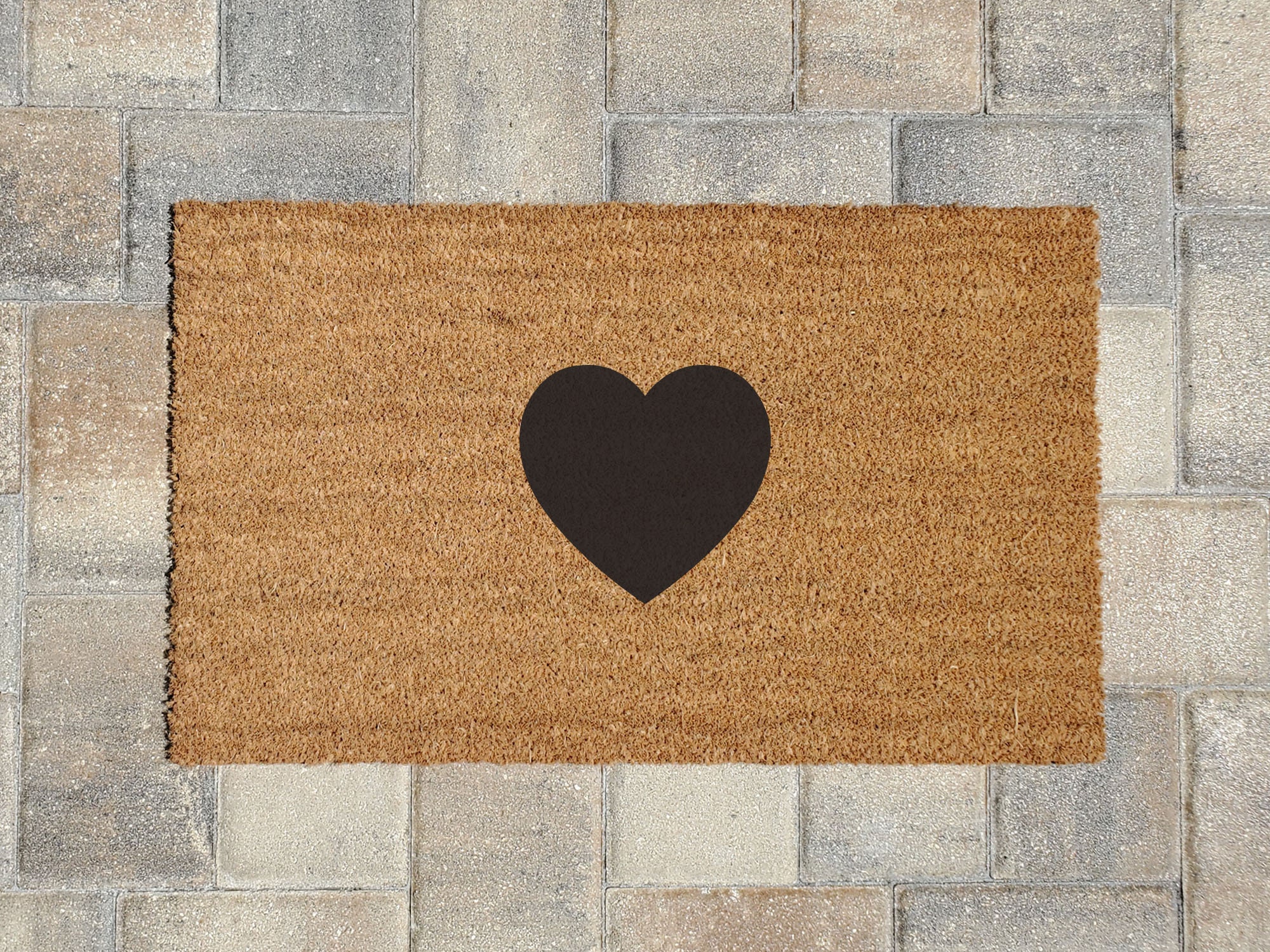 Heart Door Mat heart 18x30 Doormat mat Large Etsy
