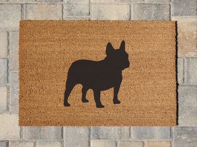 French Bulldog Doormat Frenchie Dog Lover Decor Multiple Etsy