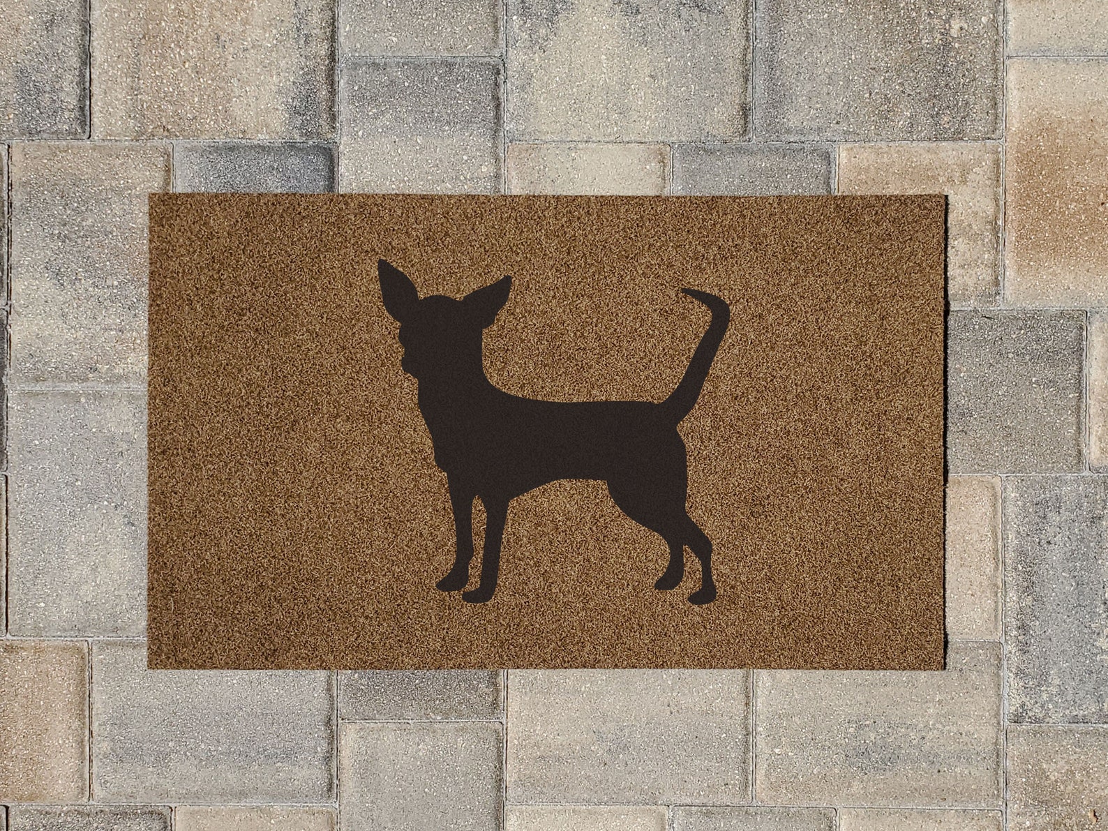 Chihuahua Doormat Size Options Large Doormat Coir Doormat Etsy