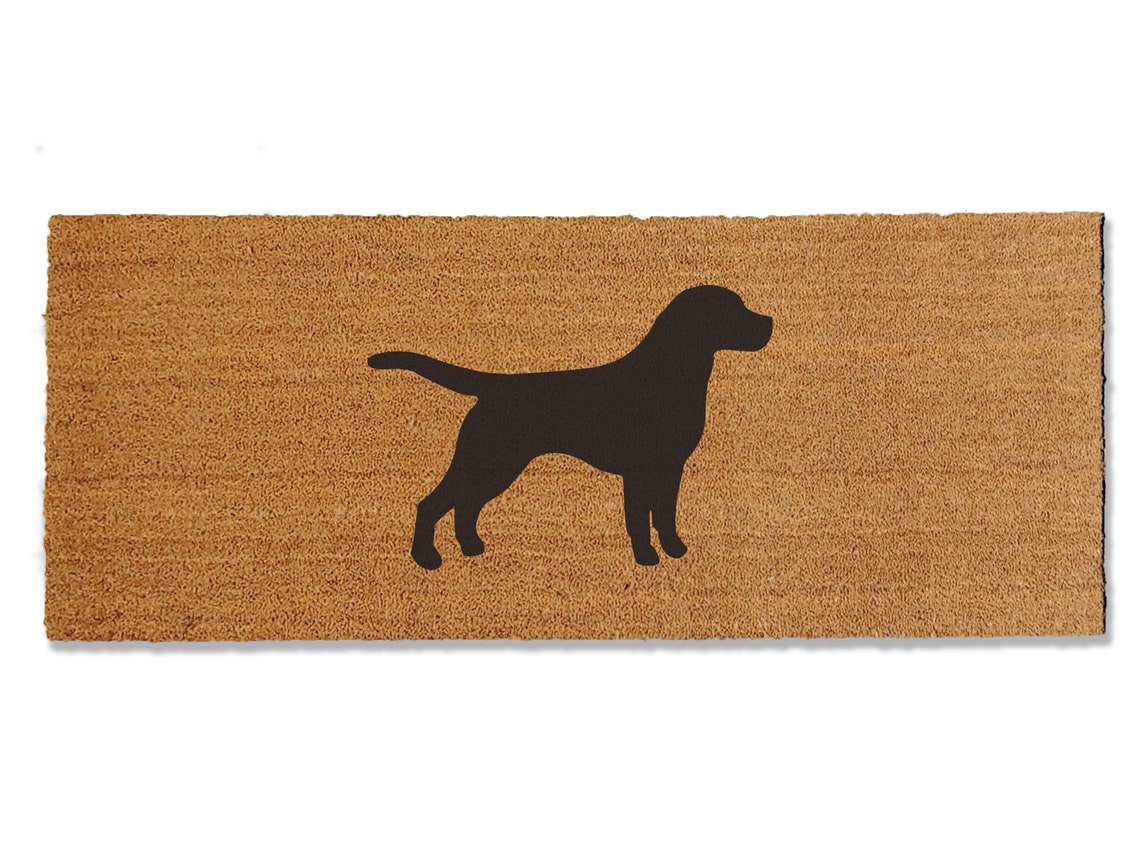 Labrador Coir Door Mat Dog Doormat Perfect for the Labrador Etsy
