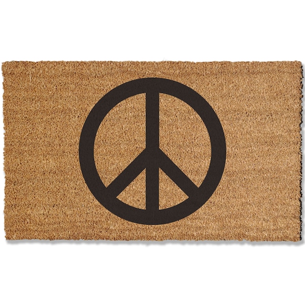 Peace Doormat Etsy