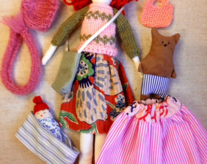 Rag Doll Dress up Doll Perfect Gift for Girls Contemporary Etsy