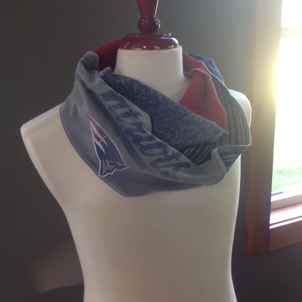 New England Patriots infinity scarf