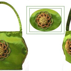 MELISANDE Evening Purse with Flower