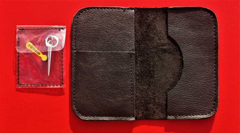 Hearing Aids Accessories Pouch in Leather Business Card Case