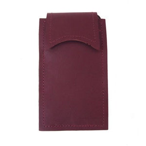 IP-CRESCENT telephone/camera pouch in Horween leather