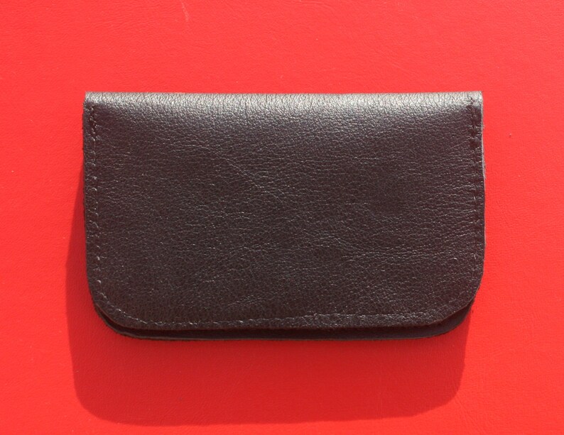 Hearing Aids Accessories Pouch in Leather Business Card Case