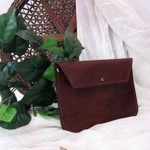 Clutch/monedero/billetera/bolso URSA en piel Horween Hecho en USA