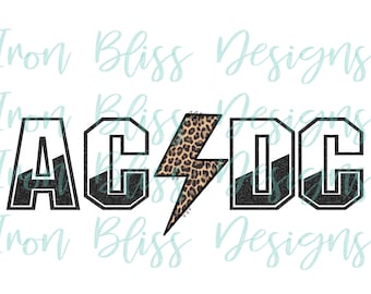 Ac Dc Lightning Bolt - Etsy