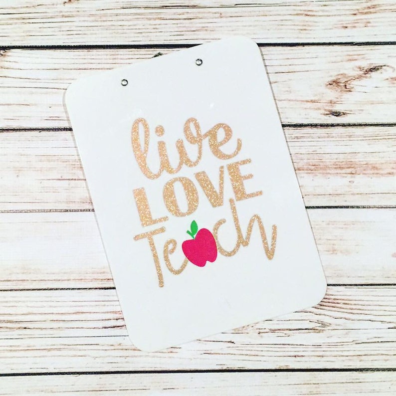 Personalized Clipboard // Custom Clipboard // Teacher Gift // Etsy