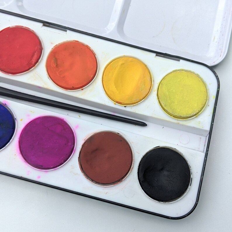 Vintage Reeves Watercolor Paint Tin Etsy