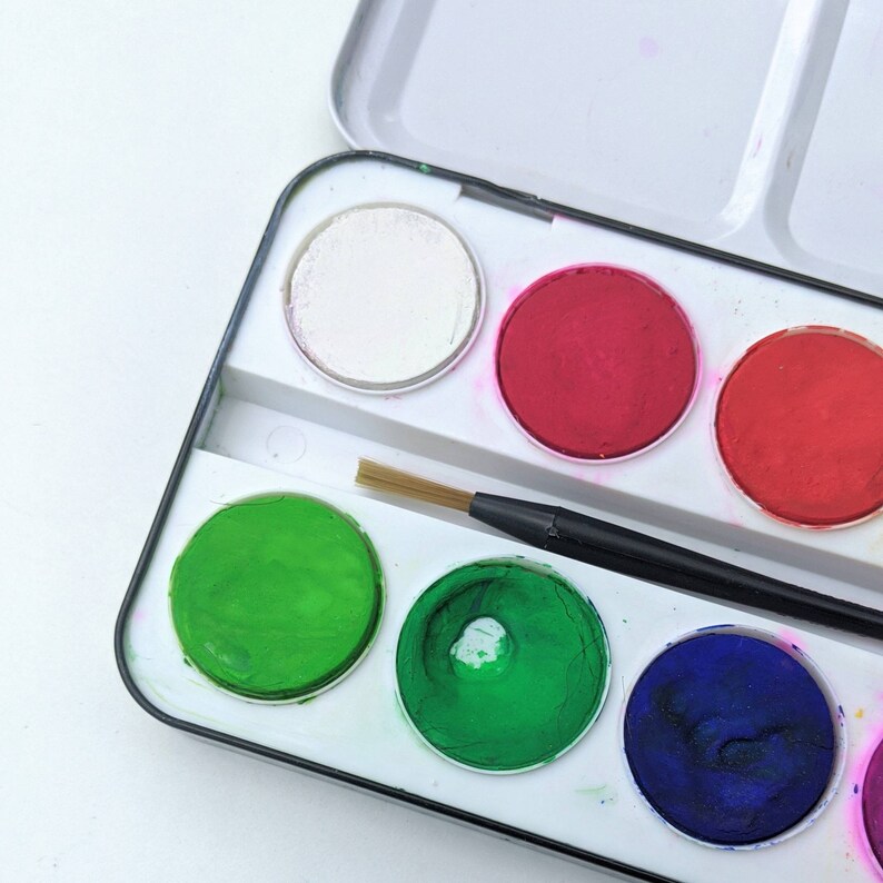 Vintage Reeves Watercolor Paint Tin Etsy