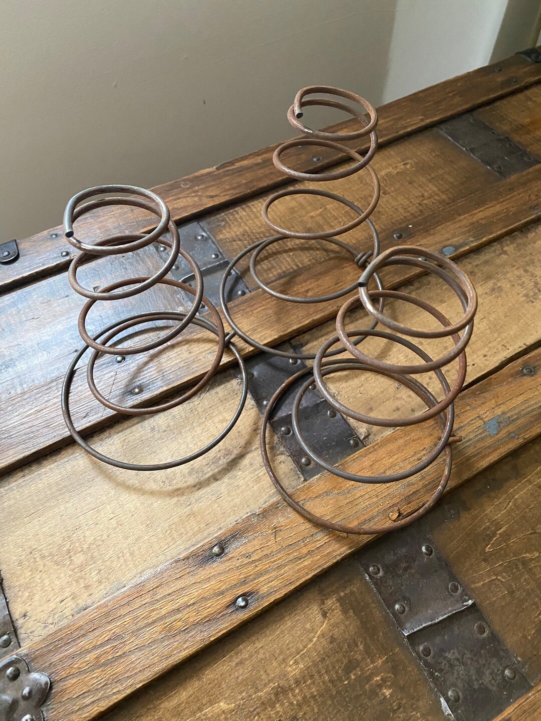 3x Vintage Box Spring Mattress Springs Etsy