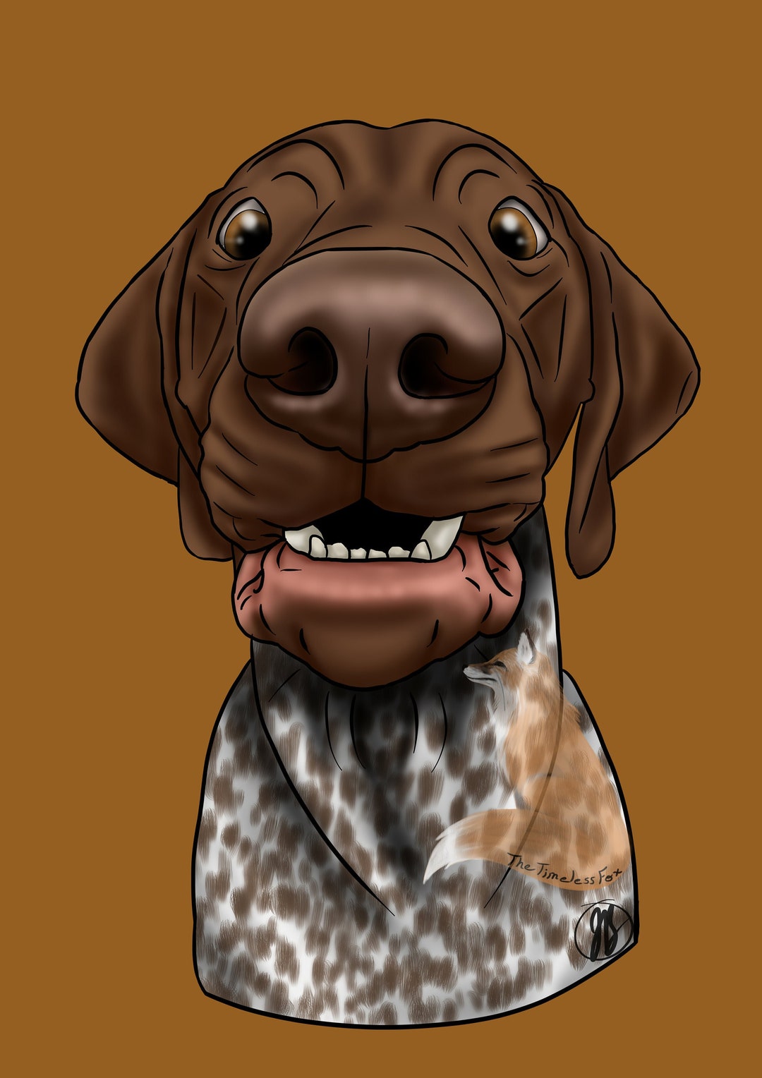 Digital Download German Shorthaired Pointer GSP Bird Dog Etsy