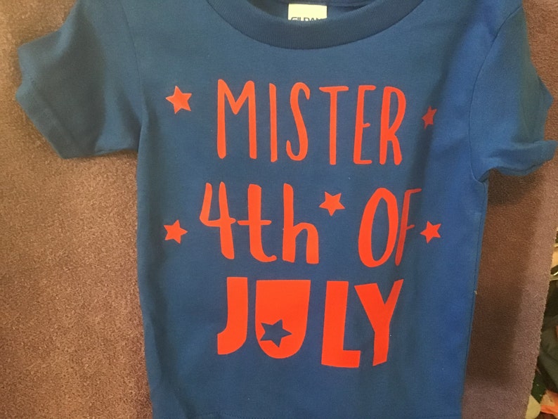 Boys mister 4th of July 2 piece outfit size 3T