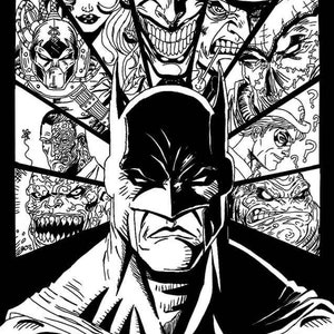 The bat and his villains