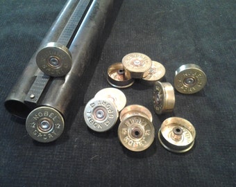 Shotgun Shell Head End Caps - Lots of 12 or 24 - Brass Heads for Jewelry/Ar...