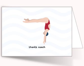 Tarjeta de ánimo para el equipo de natación / Tarjeta de apoyo para nadadores / Tarjeta de buena suerte para la competición de natación / Tarjeta "Orgullosos de ti, nadador" / Descarga digital / 5x7