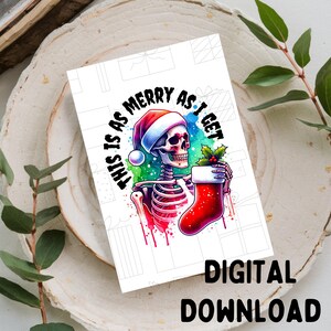 Esta es mi mayor alegría: tarjeta de felicitación navideña, imprimible, SOLO DESCARGA DIGITAL para tarjeta de 5x7
