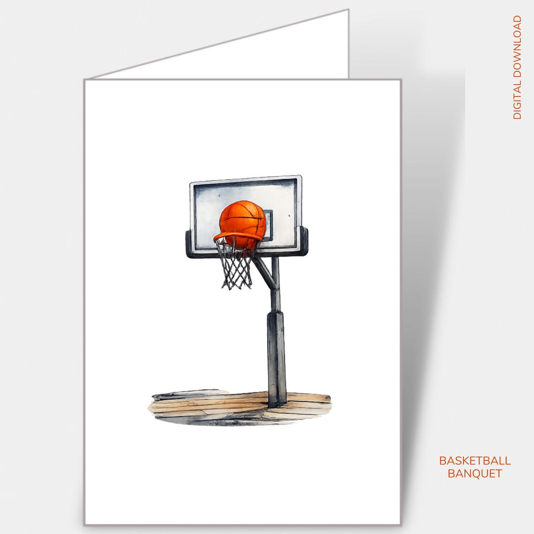 Printable Basketball Coach Thank You Card | Proud of You Player ...