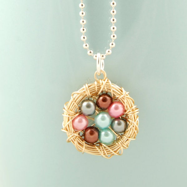 Bird Nest Necklace Etsy