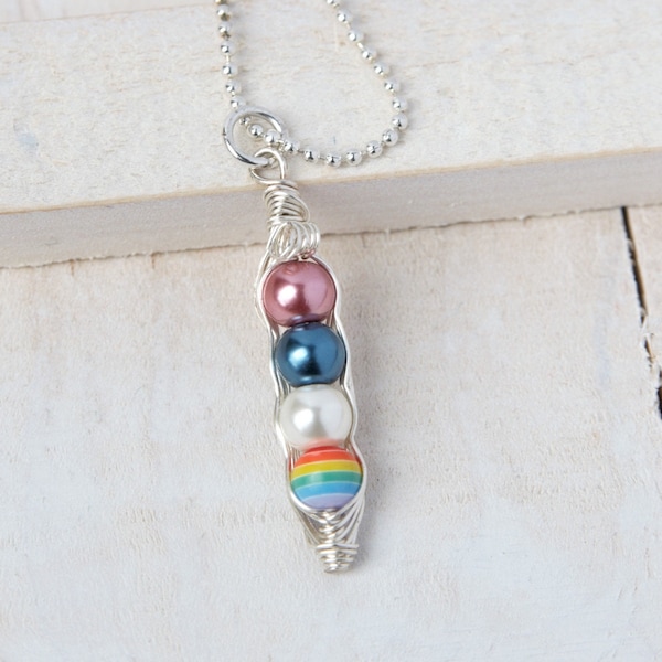 Rainbow baby Necklace, Rainbow Baby Gift for Mom, Baby Loss Jewelry, Baby Grieve Gift, Infant Loss, Miscarriage Rainbow Necklace