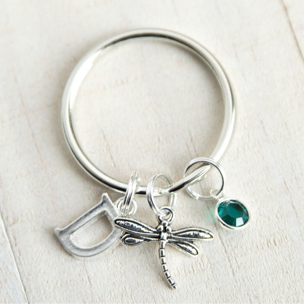 Dragonfly Keychain | Dragonfly Gifts for Her | Personalized Key Chain | Dragonfly Accessories | Dragonfly Gifts for Dragonfly Lovers