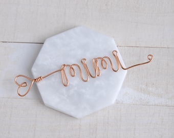 Personalized Wire Name Bookmark - Name Bookmark - Wire Bookmark - Personalized Name Gift - Book Lovers Gift - Book Nerd - Stocking Stuffer