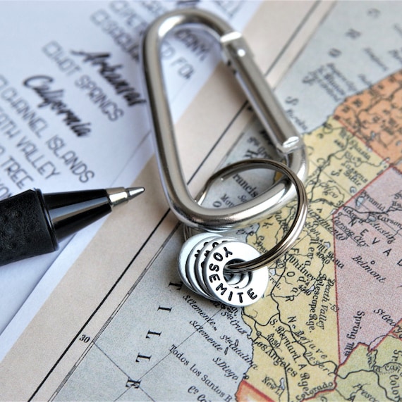 National Park Bucket List Keychain Gift for Traveler