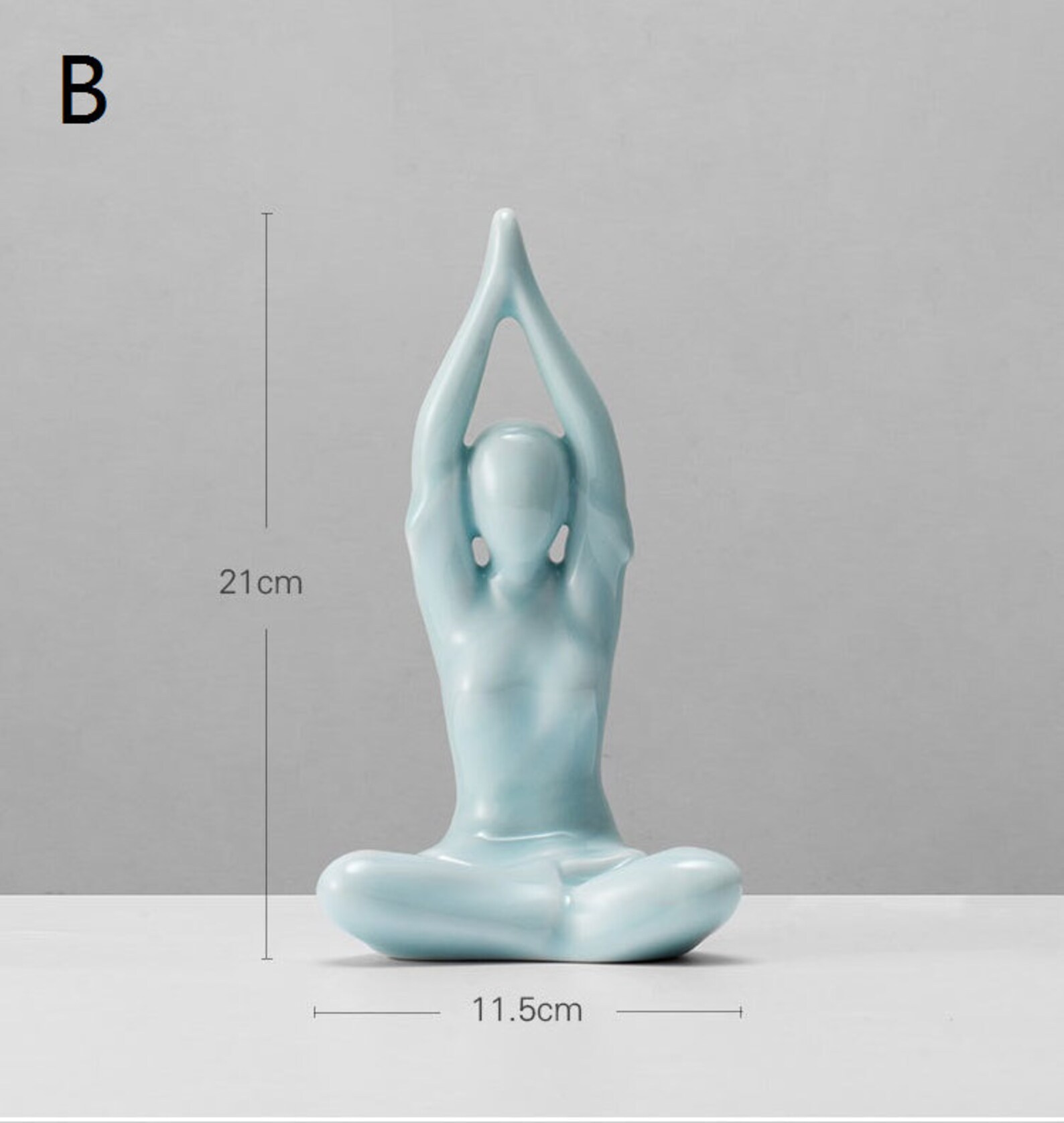Yoga Ceramic Figurine Etsy