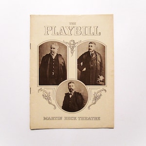 The Playbill Martin Beck Theatre- 1939 Gilbert and Sullivan Operas- D’Oyly Carte Opera Company of London.