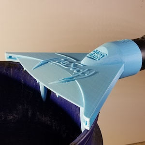 shop vacuum  attachment snaps onto a bucket for dustless mixing of powdered materials like thin-set, self leveling and more. DUST COLLECTOR