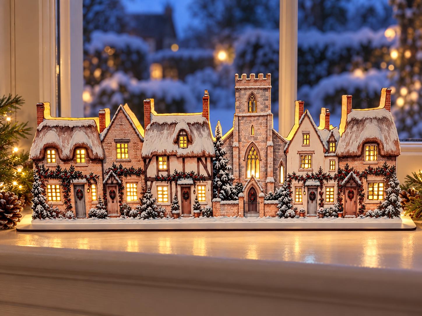 English Cottage Figurines - Etsy