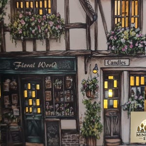 Fantastic detailed mini village scene