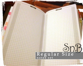 SnB RG  - Notes set  - Printable Inserts for Traveler&#39;s Notebooks