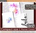 SnB Compact - Planner Covers Set + Vellum Set - Printable files for Franklin Covey binders 