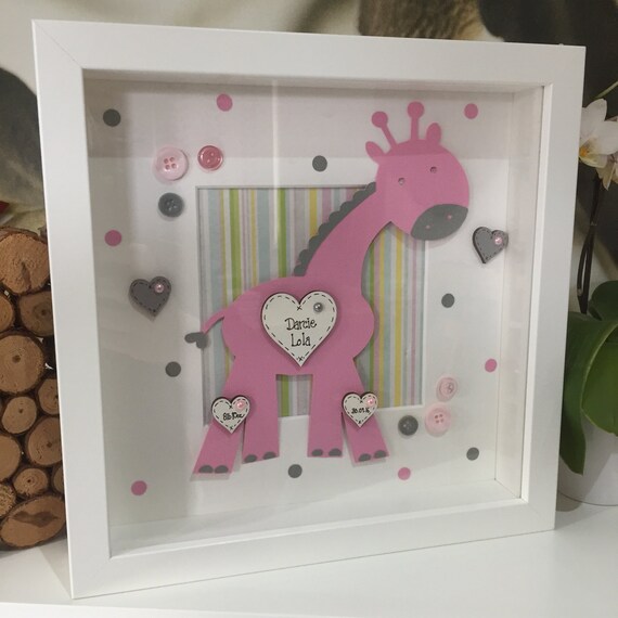 personalized baby shadow boxes