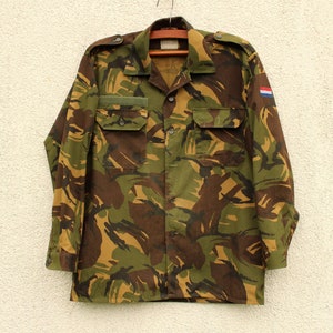 Vintage Camouflage Jacket men&#39;s / Army Camouflage Jacket men&#39;s / Camo Jacket men&#39;s