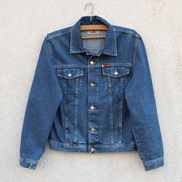 Vintage Lee Cooper Jacket men's / Denim Jacket men's / 90's Lee Cooper Blazer men's / Metal Buttons