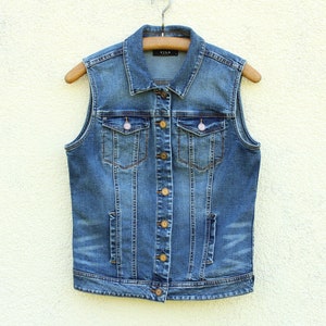Buy Denim Waistcoat Online In India Etsy India