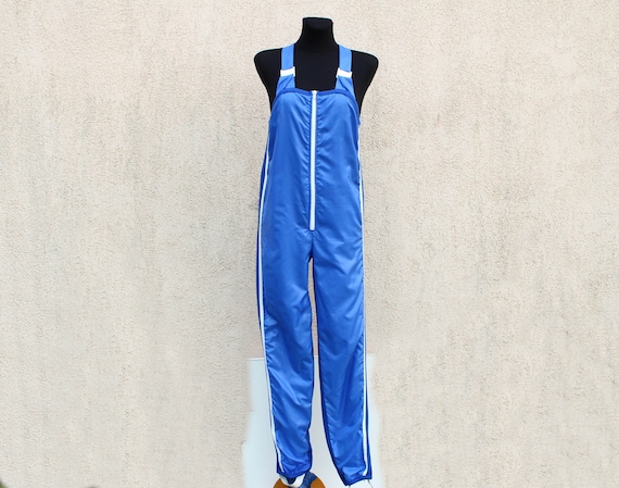 Vintage 80's Sports Onesie Unitard Zipper Unitard