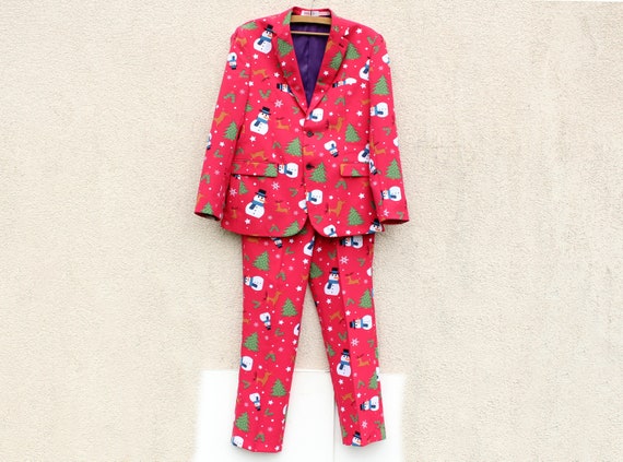 Cristmas Party Suit Men's Cristmas Costume Men's F