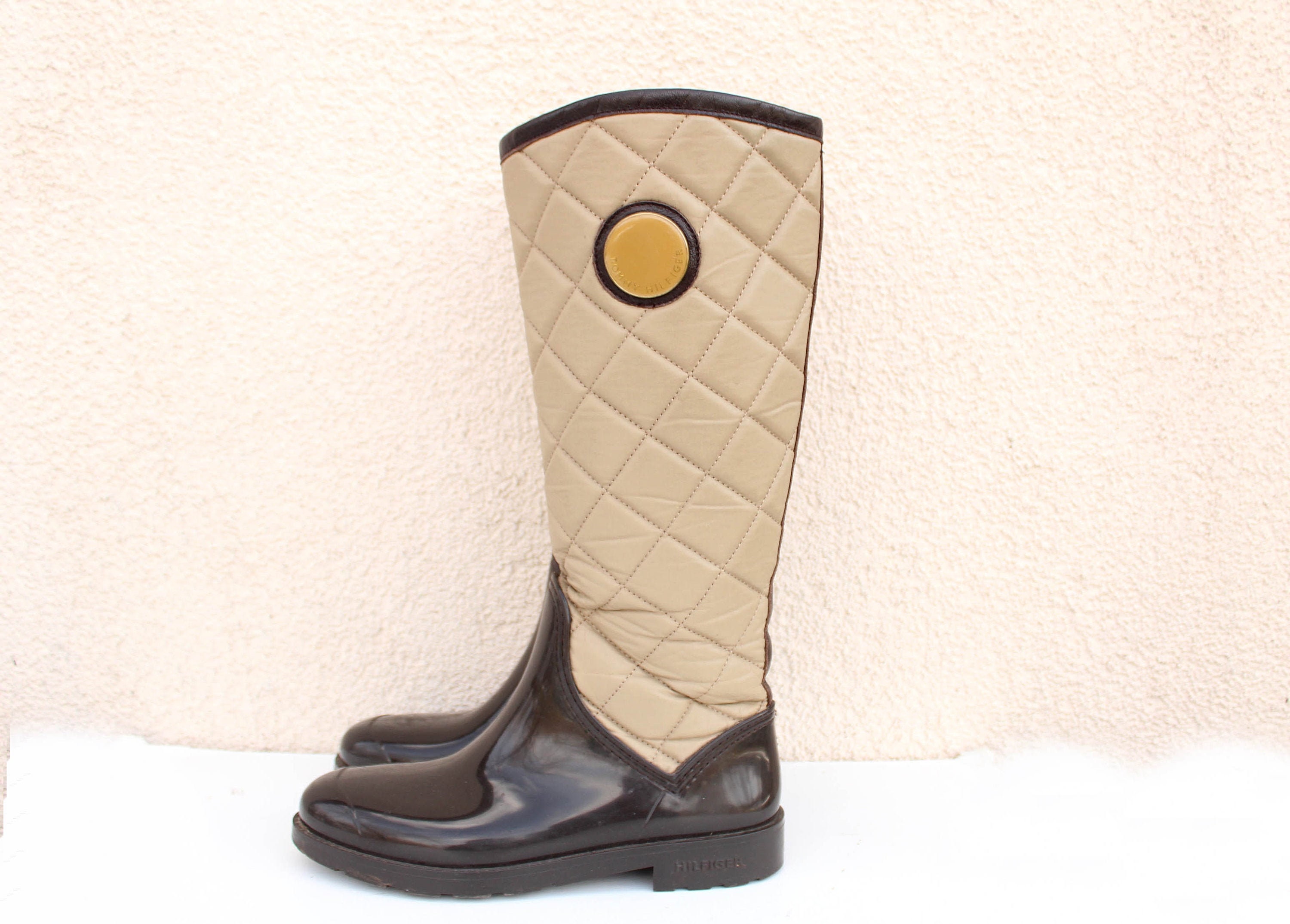 Hilfiger rubber boots sale