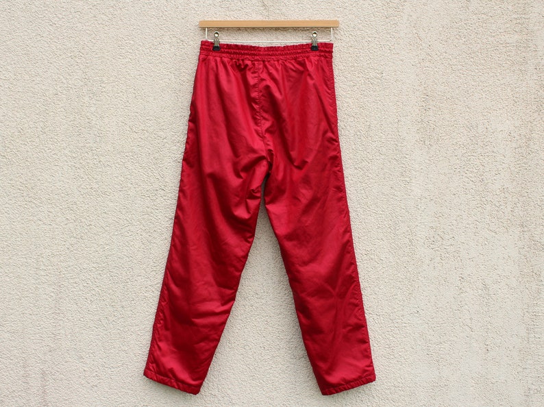Vintage 80s 90s Track Pants Women/'s Luhta Sport Pants Windbreaker Pants Lining Sport Pants Gym Workout Set Hipster Sporty Athletic