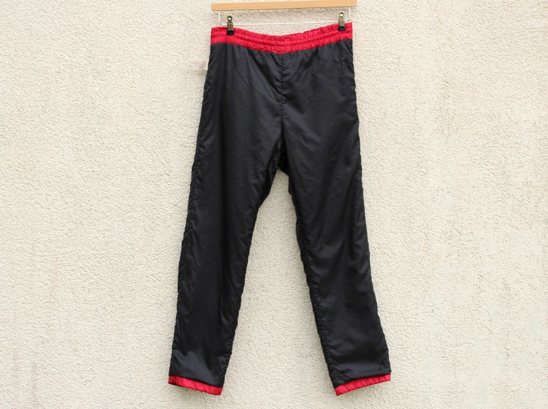 Vintage 80s 90s Track Pants Women/'s Luhta Sport Pants Windbreaker Pants Lining Sport Pants Gym Workout Set Hipster Sporty Athletic