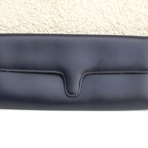 Clutch vintage fabricado en Suecia / GULDHUVUDET by Sweden Clutch / Clutch azul / Clutch de piel sintética / Monedero sencillo azul