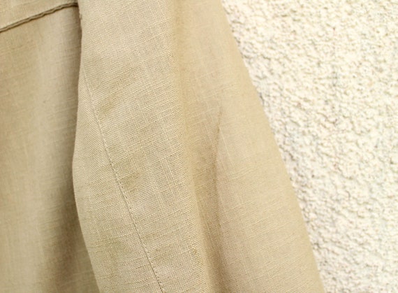 Vintage Linen blend Trachten Blazer men's / Linen… - image 8