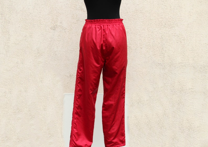 Vintage 80s 90s Track Pants Women/'s Luhta Sport Pants Windbreaker Pants Lining Sport Pants Gym Workout Set Hipster Sporty Athletic