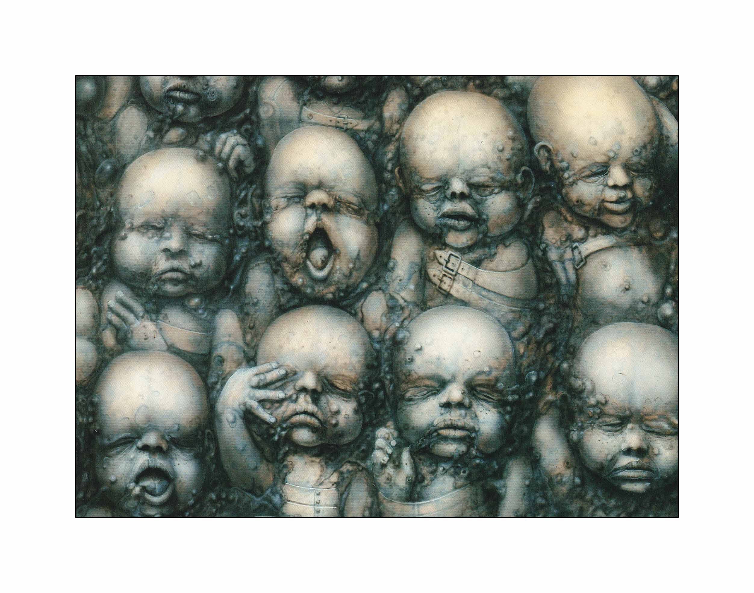 HR Giger Fantastic Biomechanical Art Surrealistic Style